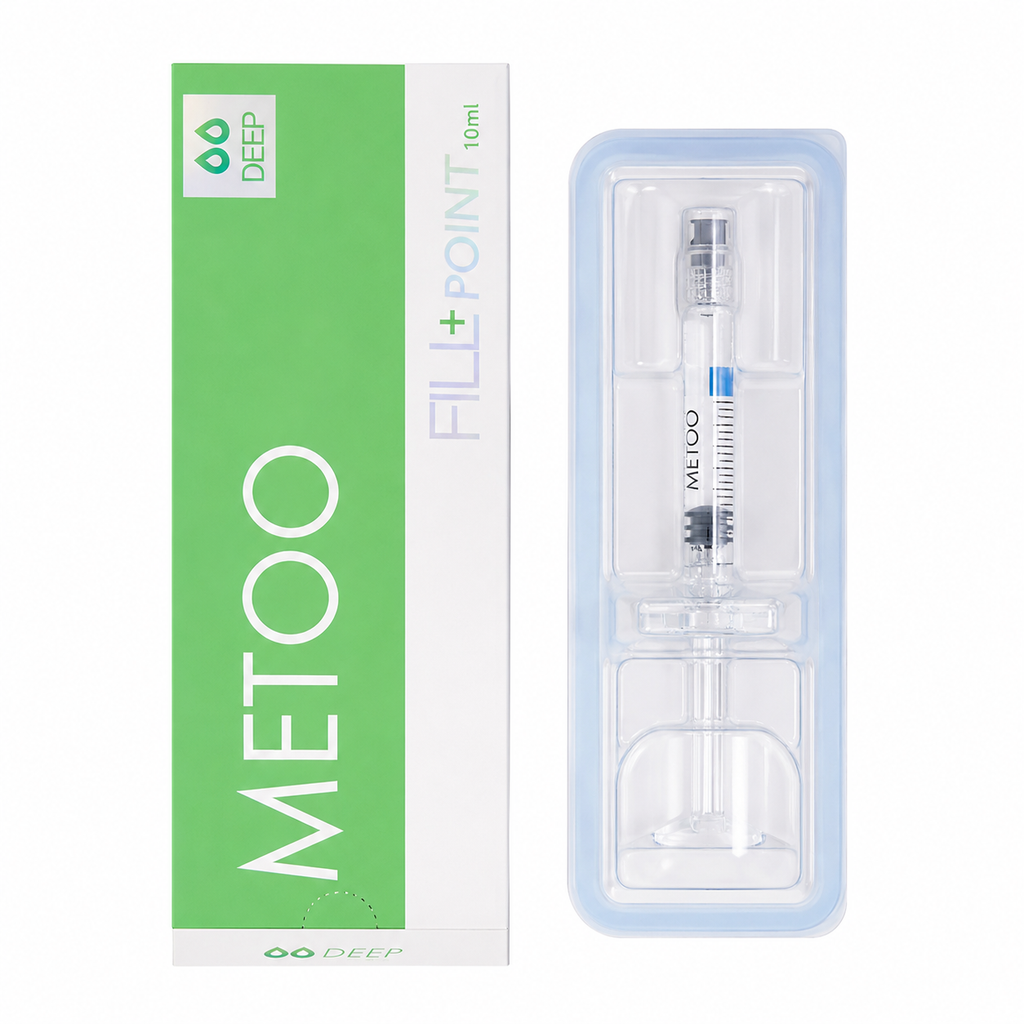 Metoo Fill+ Point Cross-Linked Hyaluronic Acid Dermal Filler Lidocaine (Volume / Deep / Light) – 1 x 1.0 mL
