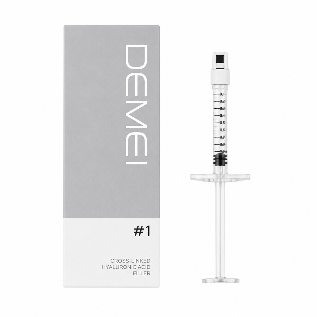 Demei Cross-Linked Hyaluronic Acid Dermal Filler Non-Lidocaine (#1 / #2 / #3) – 1 x 1.1 mL
