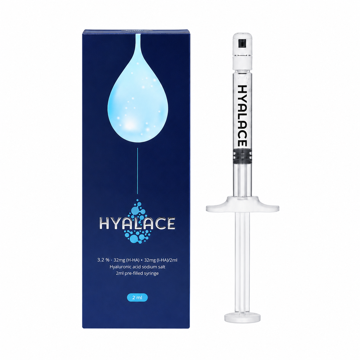 Hyalace High & Low Molecular Hyaluronic Acid Skin Booster (32 mg + 32 mg) – 1 x 2.0 mL