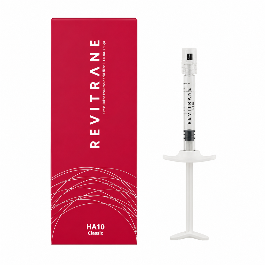 Revitrane Cross-Linked Hyaluronic Acid Dermal Filler Non-Lidocaine (Classic / Volume / Premium / Premium-Q / Premium Sub-Q) – 1 x 1.0 mL