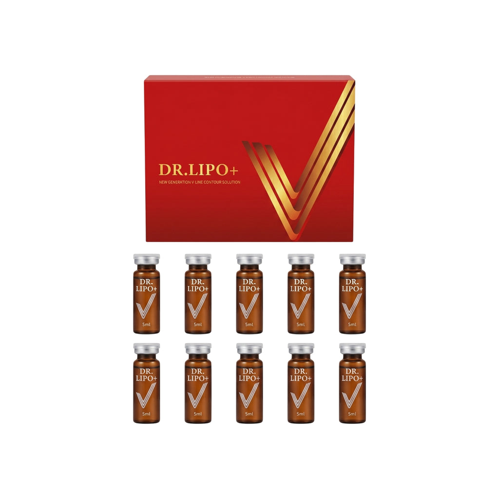 Dr. Lipo+ V Face Contour Support Formula (PPC & Sodium Deoxycholate) – 10 × 5 mL