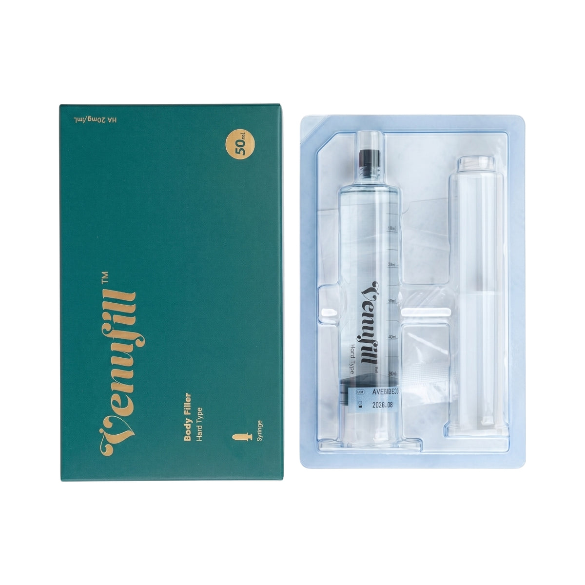 Venufill Cross-Linked Hyaluronic Acid Body Filler (Hard / Soft) – 1 x 50 mL