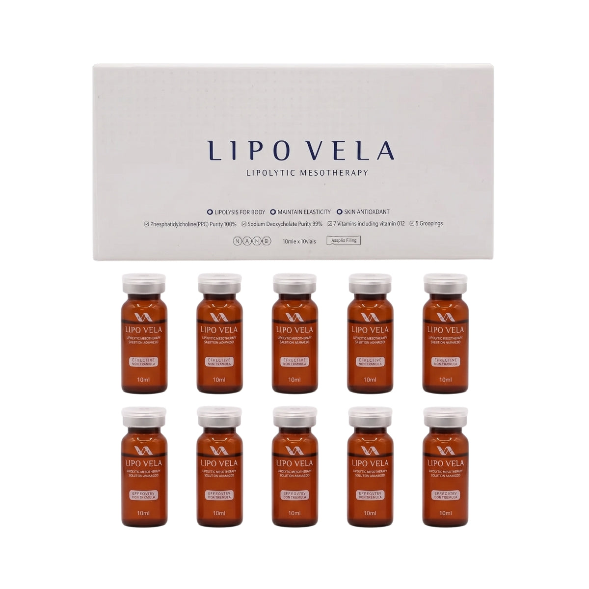 Lipo Vela Aesthetic Contour Formula V –  10 x 10 mL