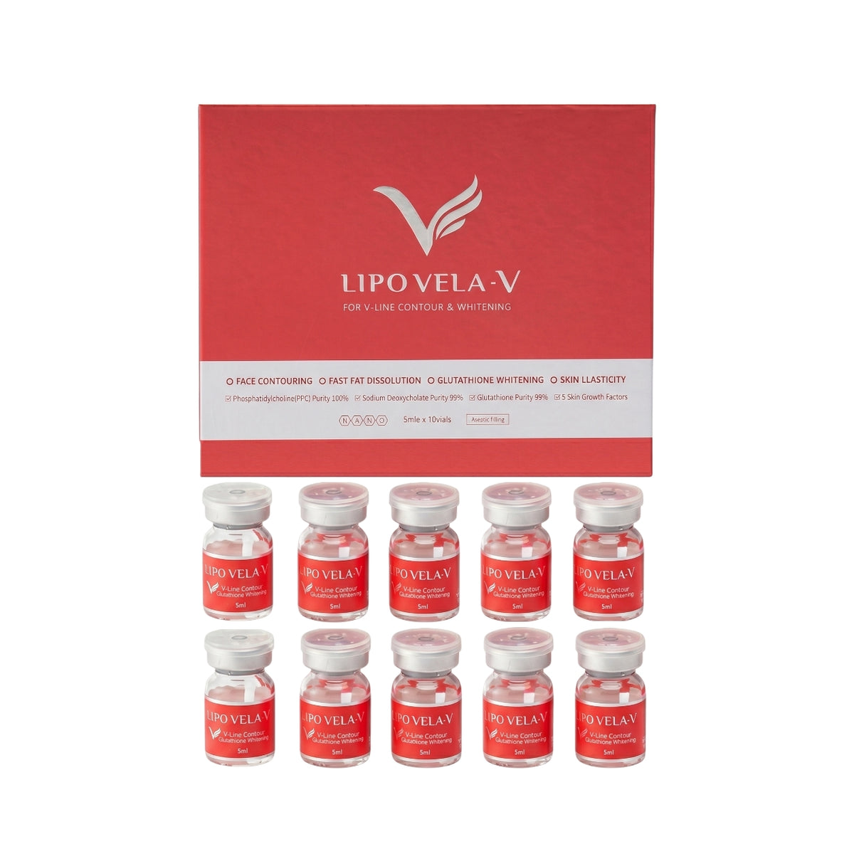 Lipo Vela Aesthetic Contour Formula Body – 5 x 10 mL