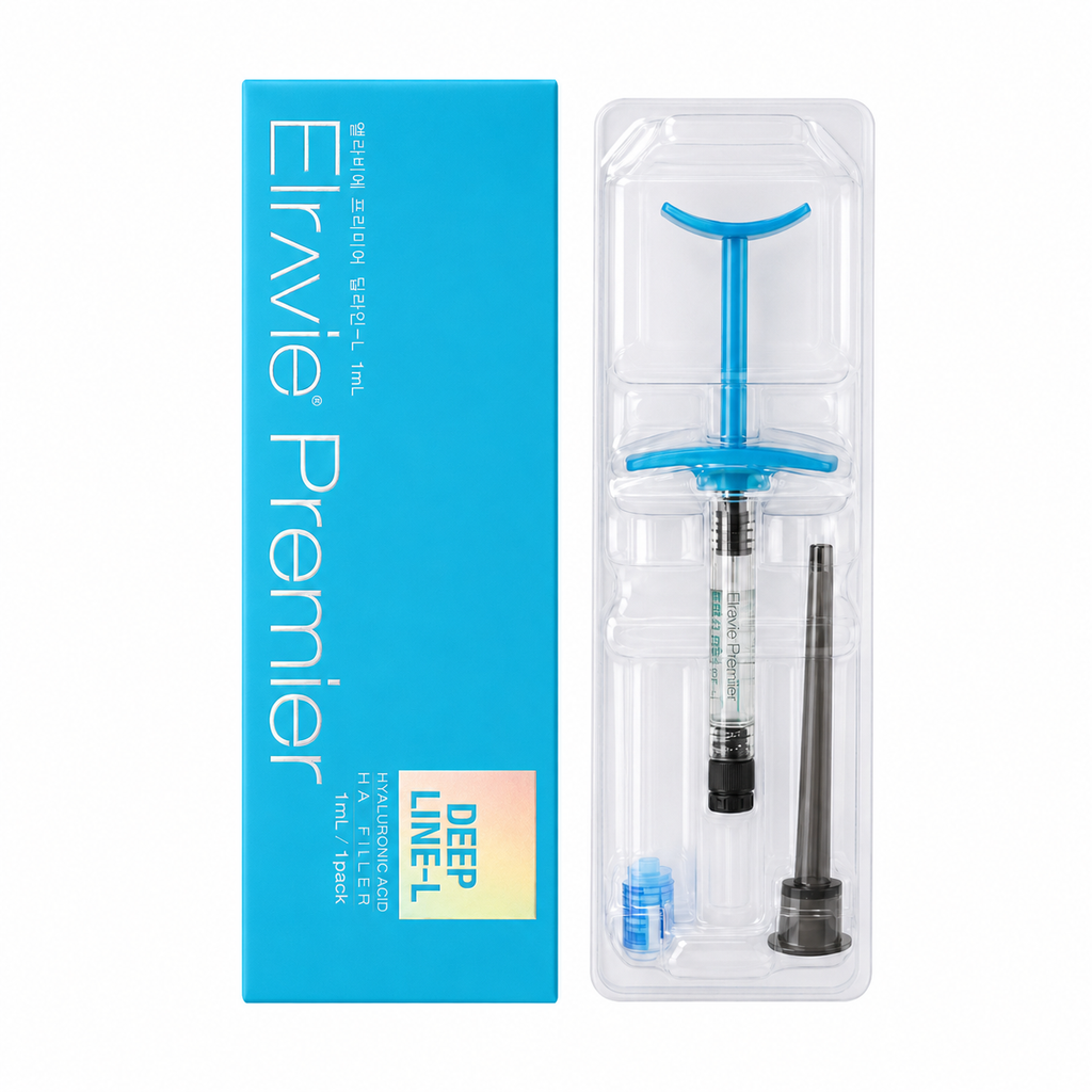 Elravie Cross-Linked Hyaluronic Acid Dermal Filler Lidocaine (Volume / Deep / Light) – 1 x 1.0 mL