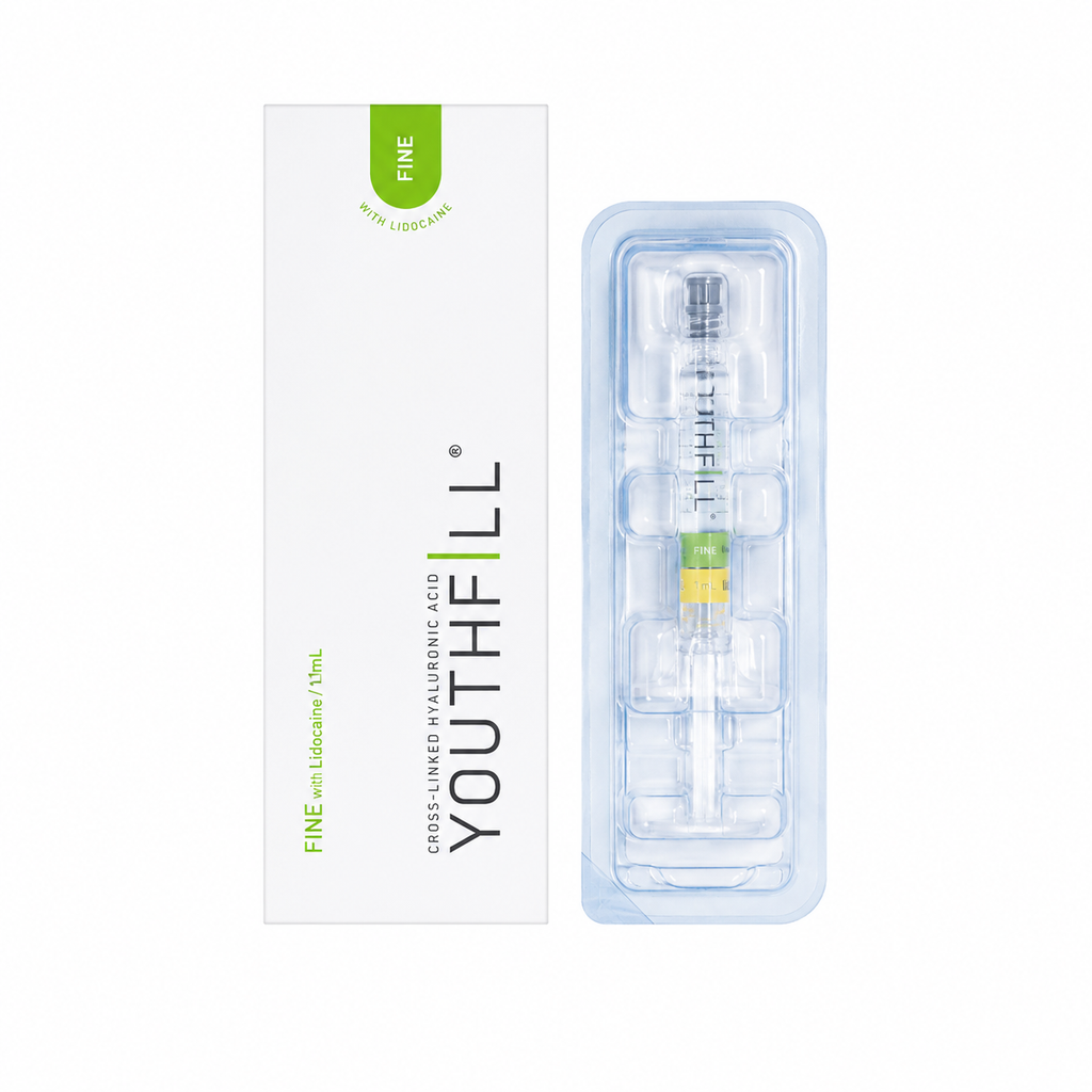 Youthfill Cross-Linked Hyaluronic Acid Dermal Filler Lidocaine (Shape / Deep / Fine) – 1 x 1.0 mL