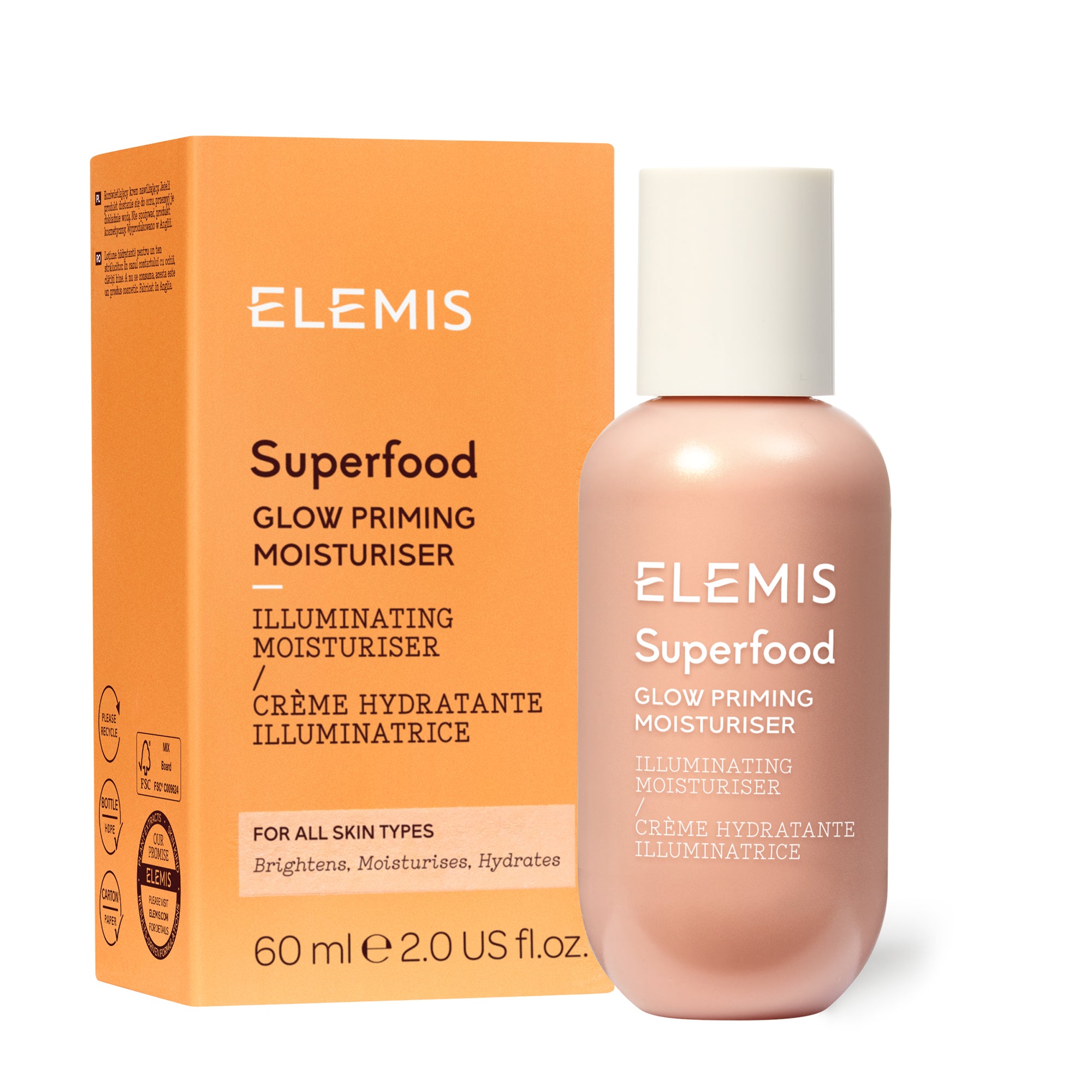 Elemis Superfood Glow Priming Moisturiser — 1 x 60 mL
