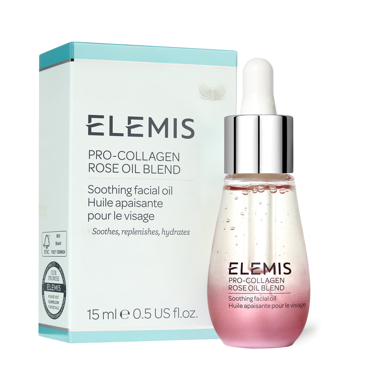 Elemis Pro-Collagen Rose Facial Oil — 1 x 15 mL