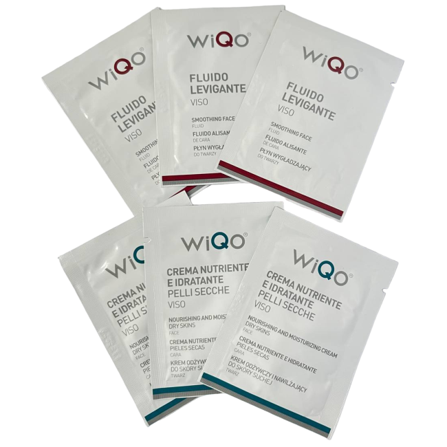 Sample Wiqo (6 x fluid / 6 x cream / 3 x fluid + 3 x cream) 2 ml each