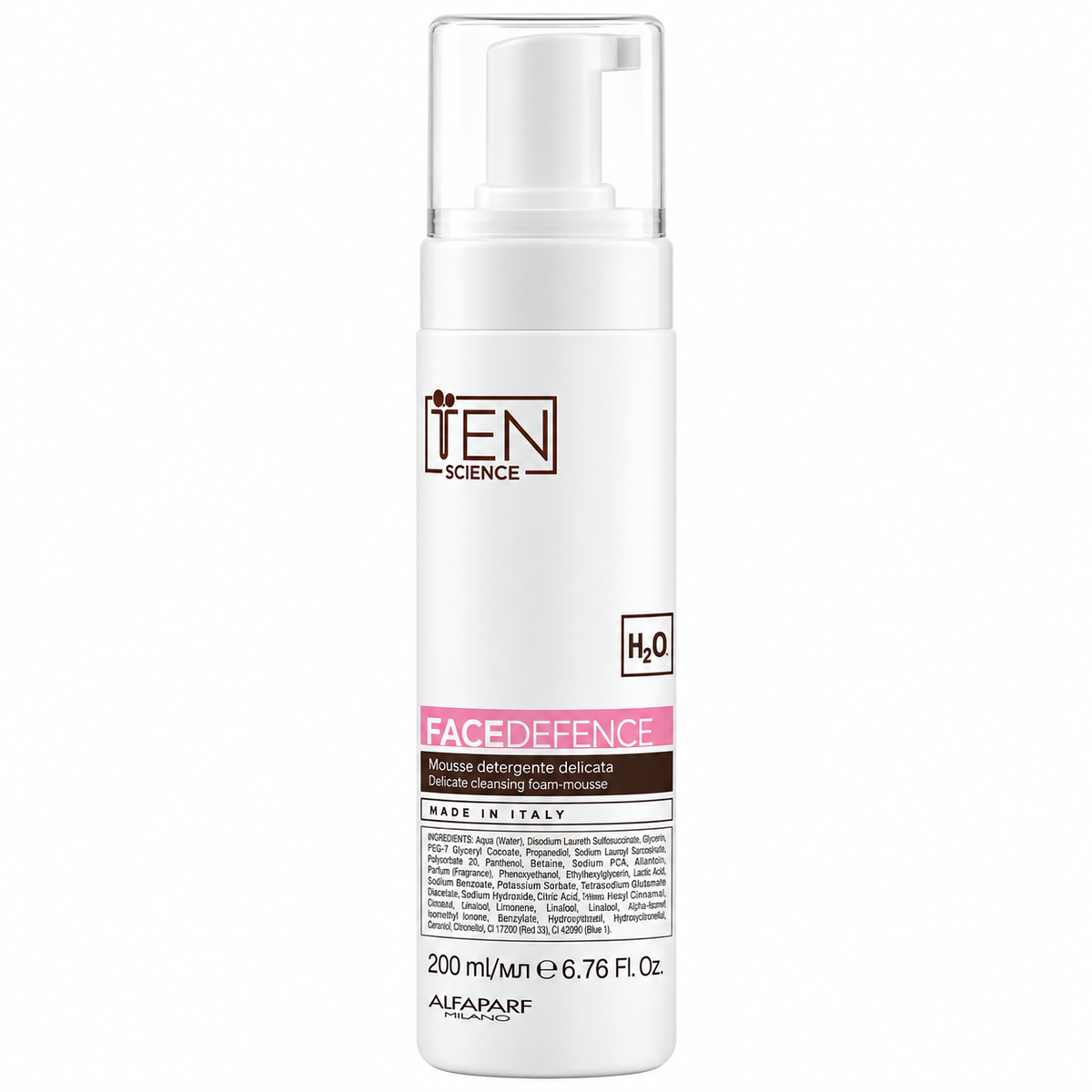 TEN SCIENCE Face Defence Delicate Cleansing Mousse — 1 x 200 mL