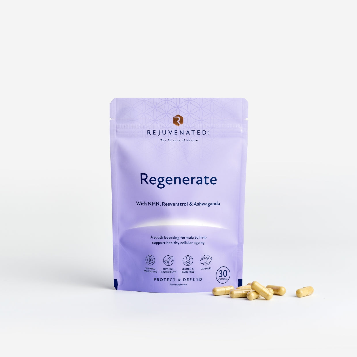 Rejuvenated Regenerate DNA Cell Protection & Repair — 30 Capsules
