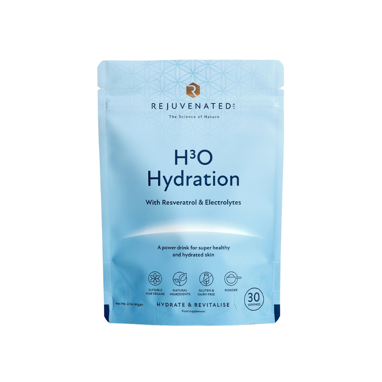 Rejuvenated H3O Hydration Pouch 1 х 60 g (30 Servings)