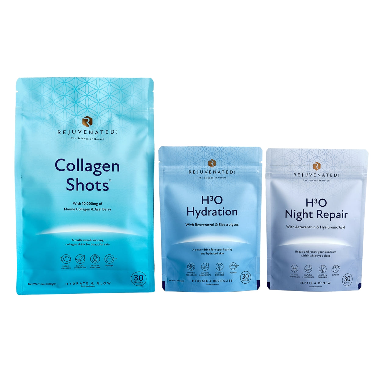 Rejuvenated Radiant Skin Collection — Collagen Skincare Set