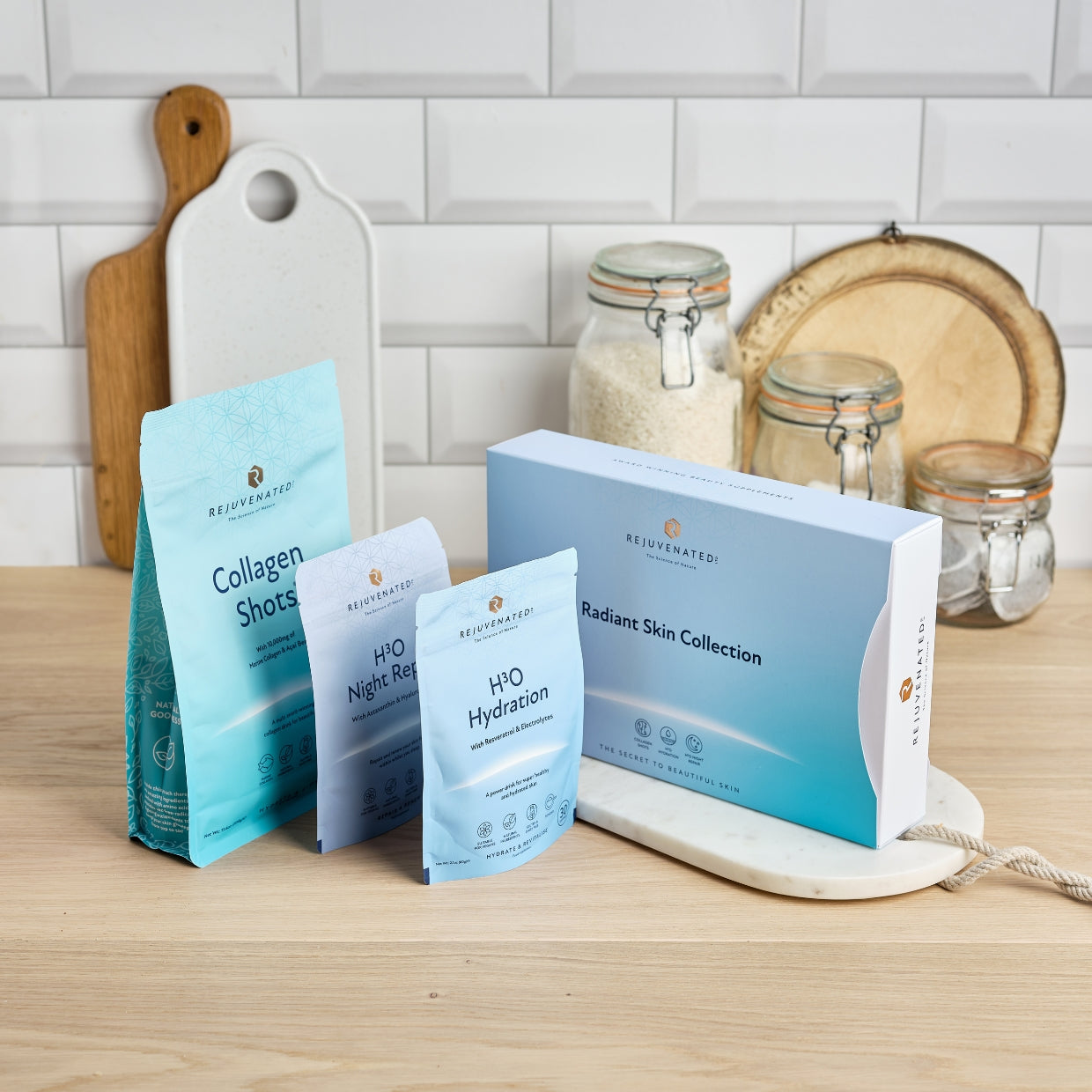 Rejuvenated Radiant Skin Collection — Collagen Skincare Set