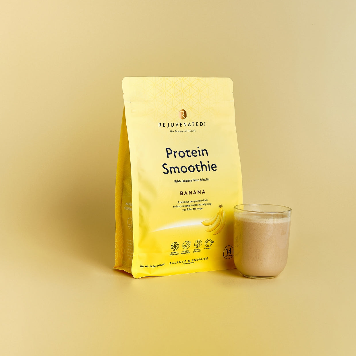 Rejuvenated Protein Smoothie Banana — 420 g (14 Servings)