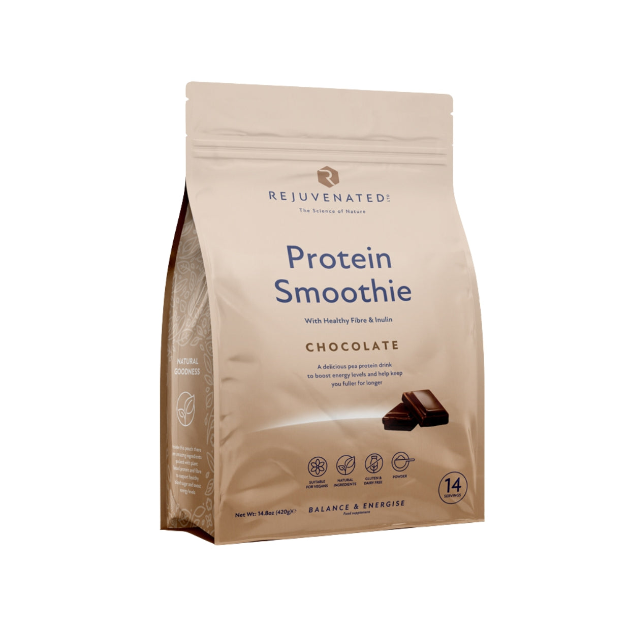 Rejuvenated Protein Smoothie Chocolate — 420 g (14 Servings)
