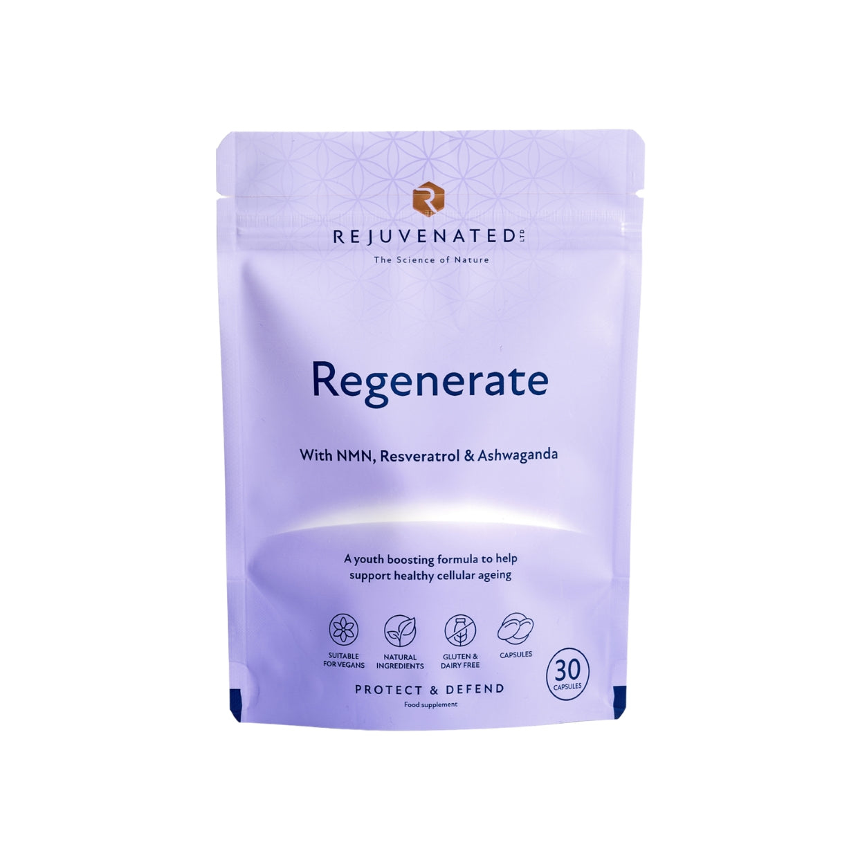 Rejuvenated Regenerate DNA Cell Protection & Repair — 30 Capsules