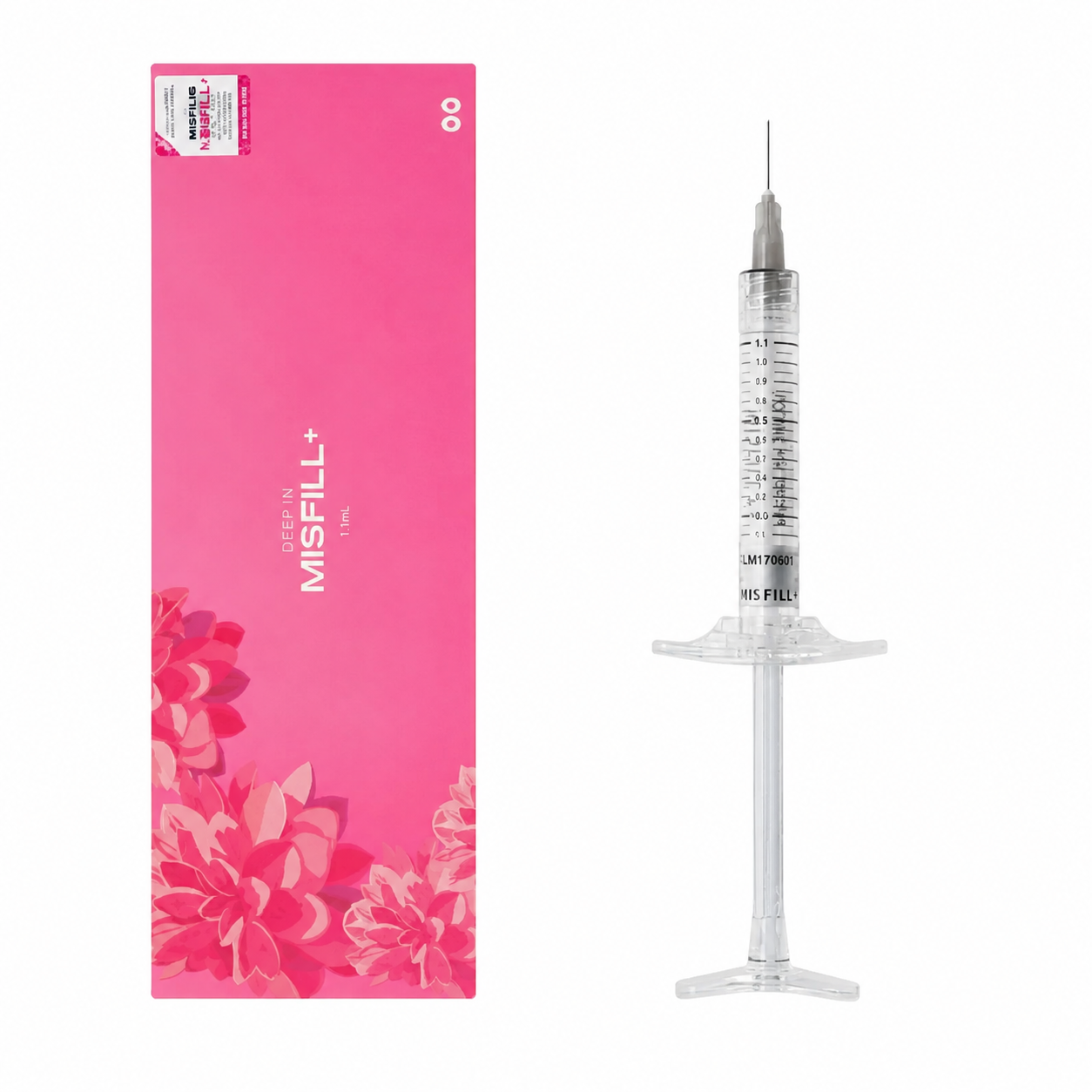 Misfill Cross-Linked Hyaluronic Acid Dermal Filler Lidocaine (Volume / Deep / Light) – 1 x 1.0 mL