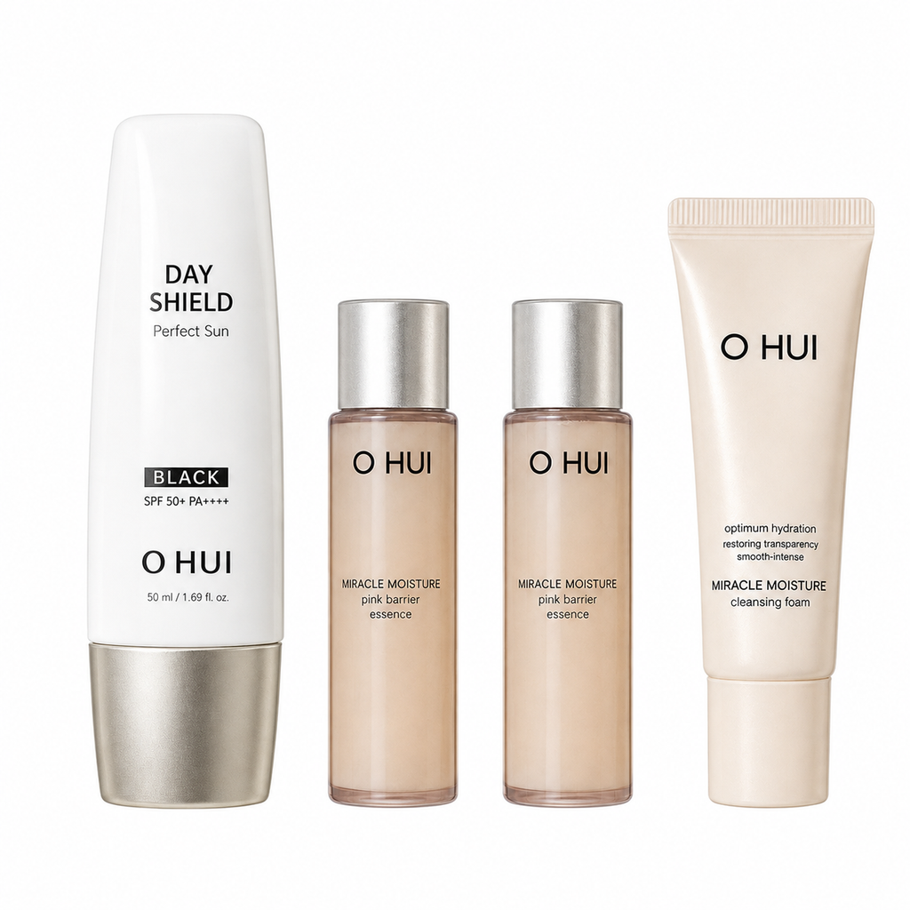 OHUI Day Shield Perfect Sun Black Special Set