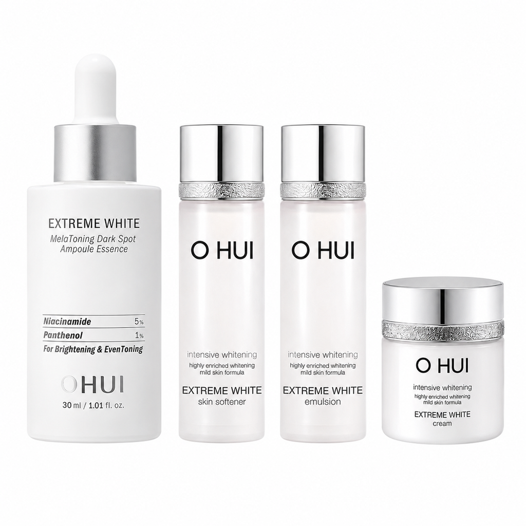 OHUI Extreme White MelaToning Dark Spot Ampoule Essence Special Set