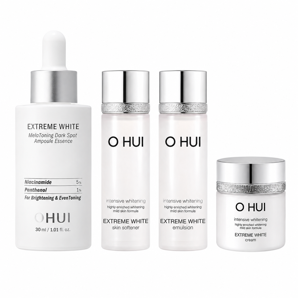 OHUI Extreme White MelaToning Dark Spot Ampoule Essence Special Set