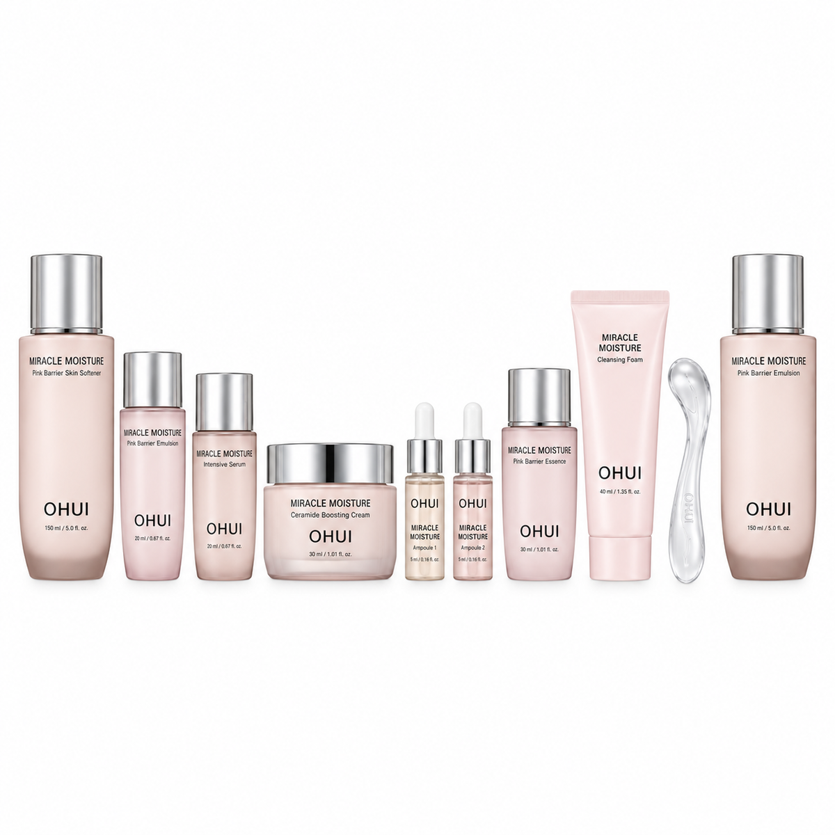 OHUI Miracle Moisture Pink Barrier 4-Piece Special Set — 1 x 1490 g