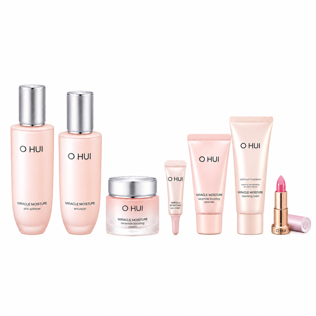 OHUI Miracle Moisture Pink Barrier Skin Softener Special Set — 780 g