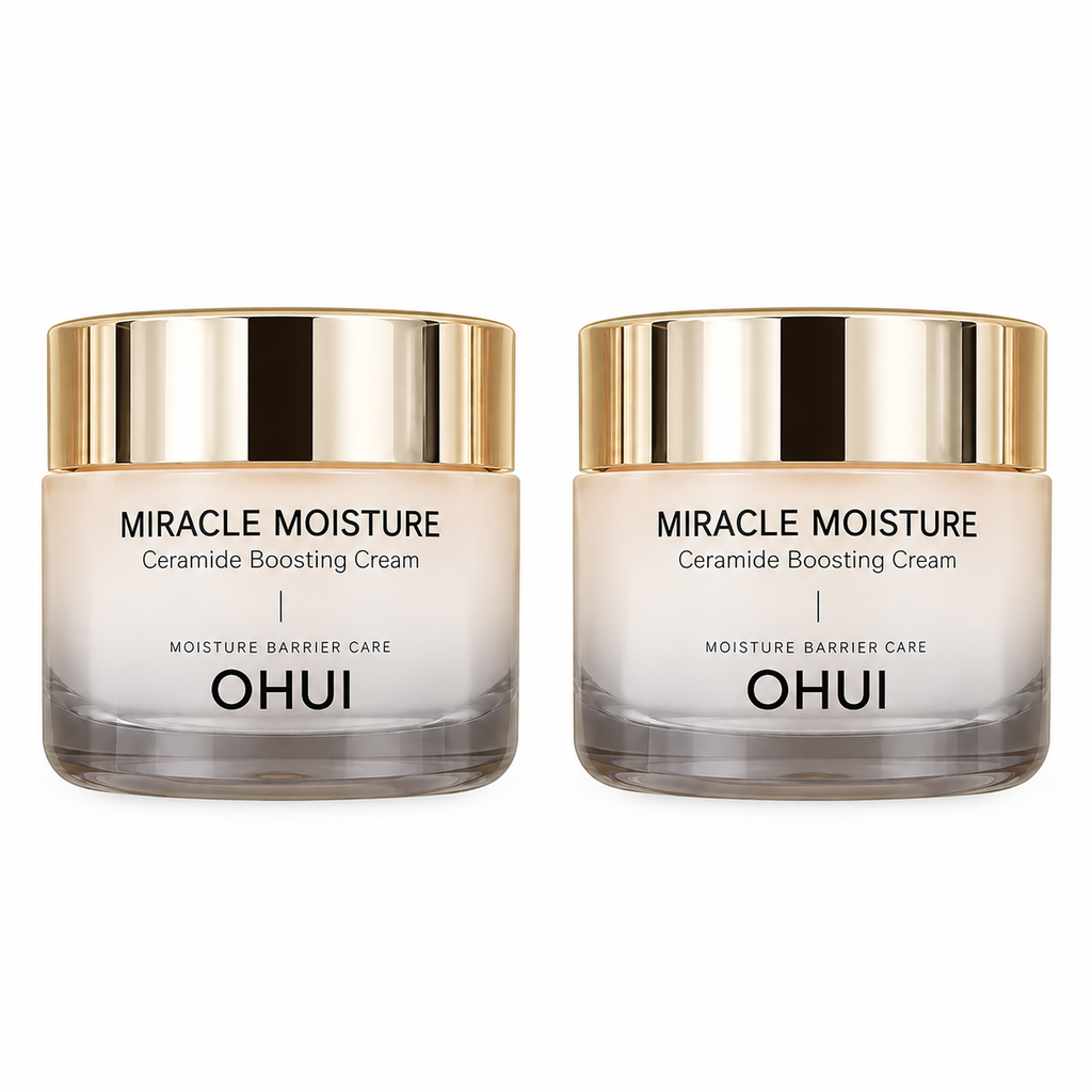 OHUI Miracle Moisture Ceramide Boosting Cream Duo — 2 x 60 mL