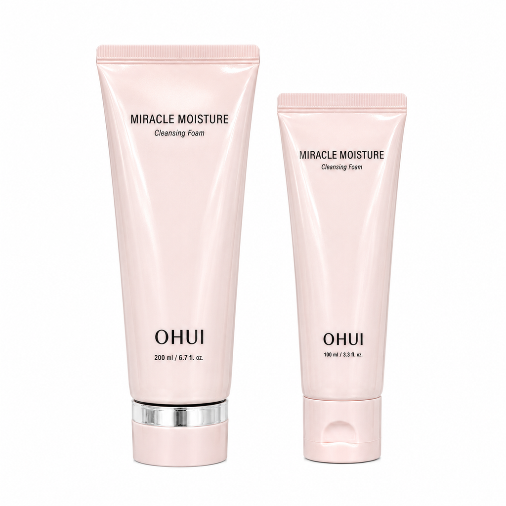 OHUI Miracle Moisture Cleansing Foam Special Set — 200 mL + 100 mL