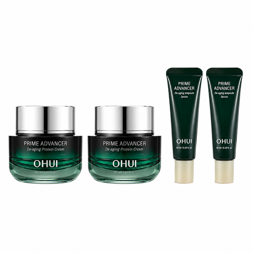 OHUI Prime Advancer De-Aging Protein Cream Special Set — 570 g