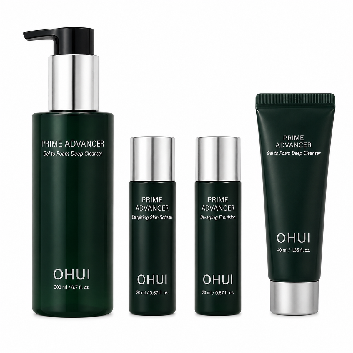 OHUI Prime Advancer Gel to Foam Deep Cleanser Special Set — 620 g