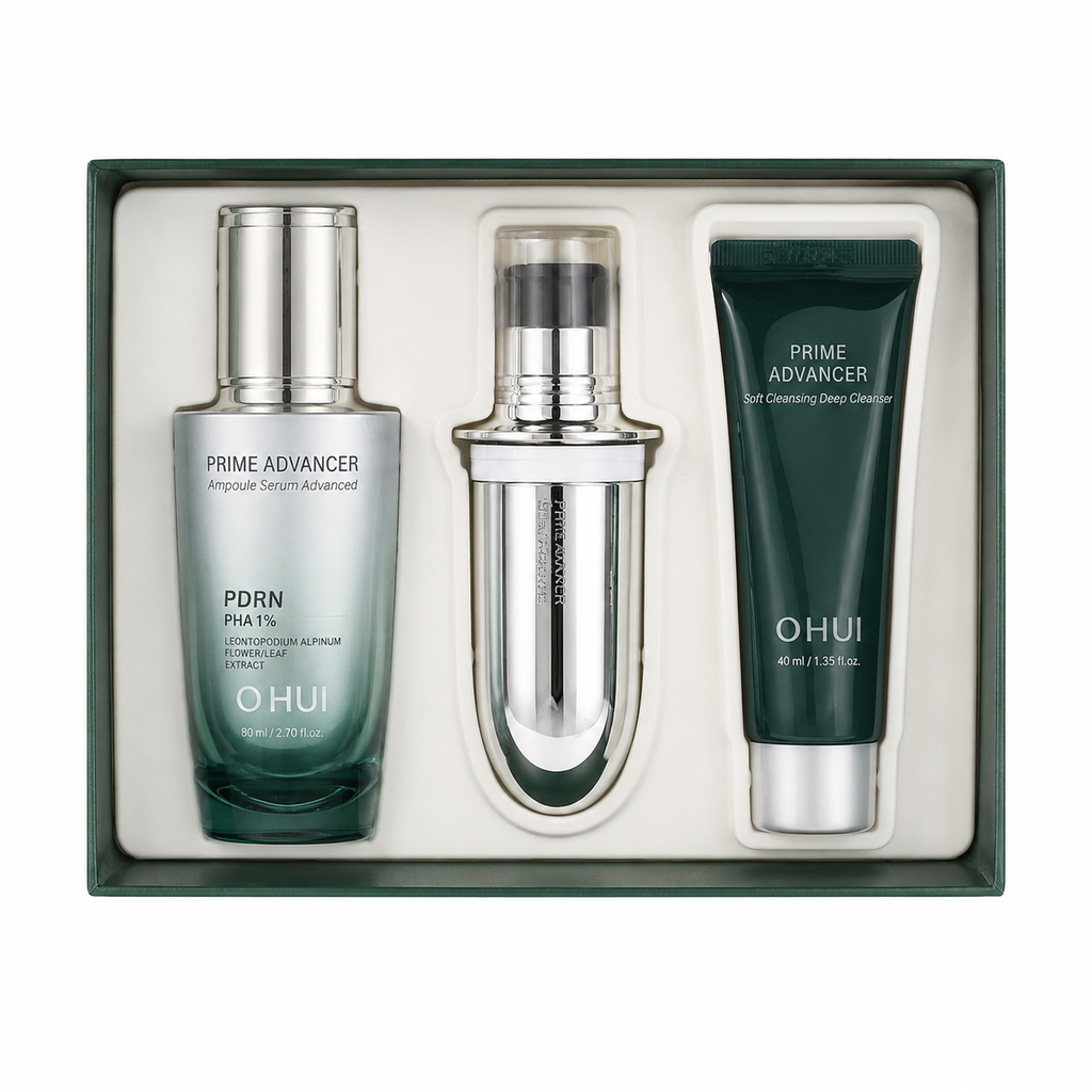 OHUI Prime Advancer De-Aging PDRN Booster Shot Special Set — 2 x 50 mL