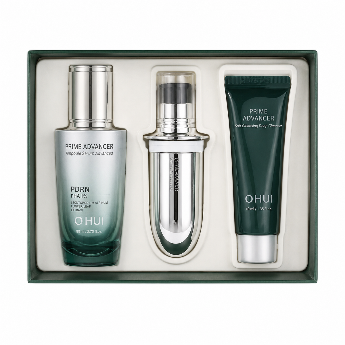 OHUI Prime Advancer De-Aging PDRN Booster Shot Special Set — 2 x 50 mL