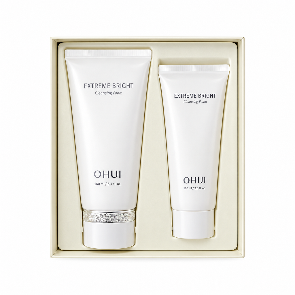 OHUI Extreme Bright Cleansing Foam Special Set — 490 g