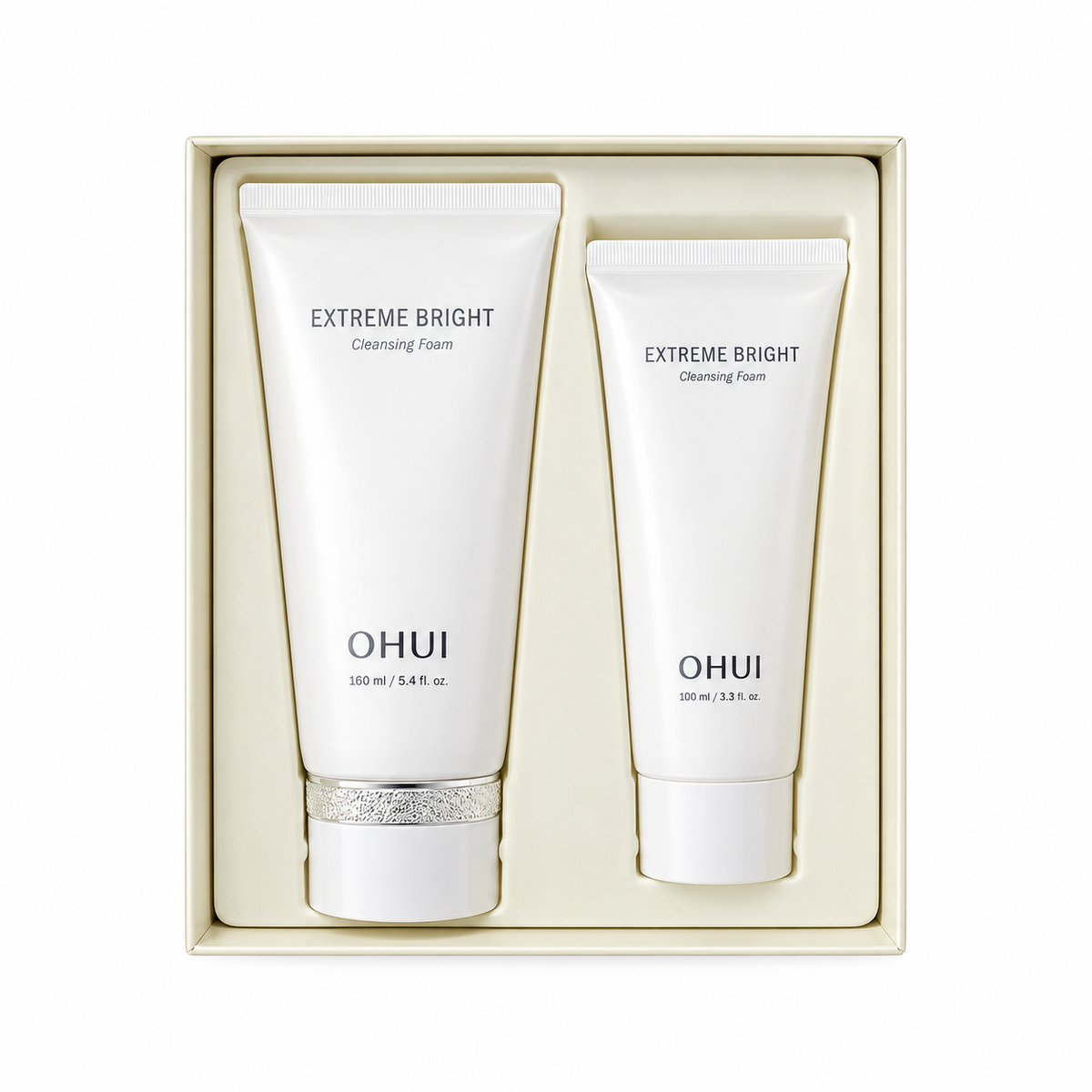 OHUI Extreme Bright Cleansing Foam Special Set — 490 g