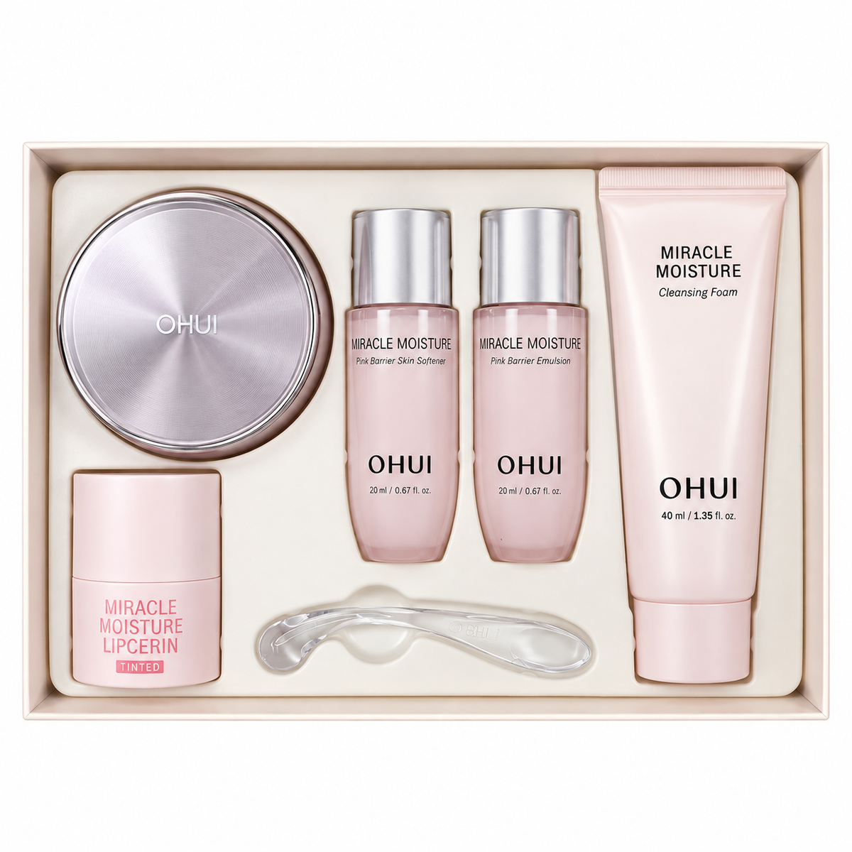 OHUI Miracle Moisture Ceramide Boosting Cream Special Set — 650 g