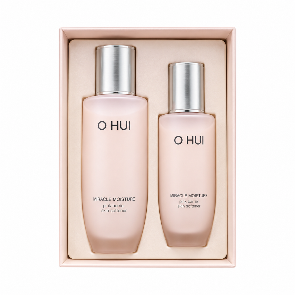 OHUI Miracle Moisture Pink Barrier Skin Softener 2-Piece Special Set