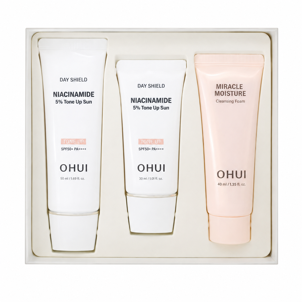 OHUI Day Shield Niacinamide 5% Tone Up Sun Special Set SPF50+ PA++++ — 300 g