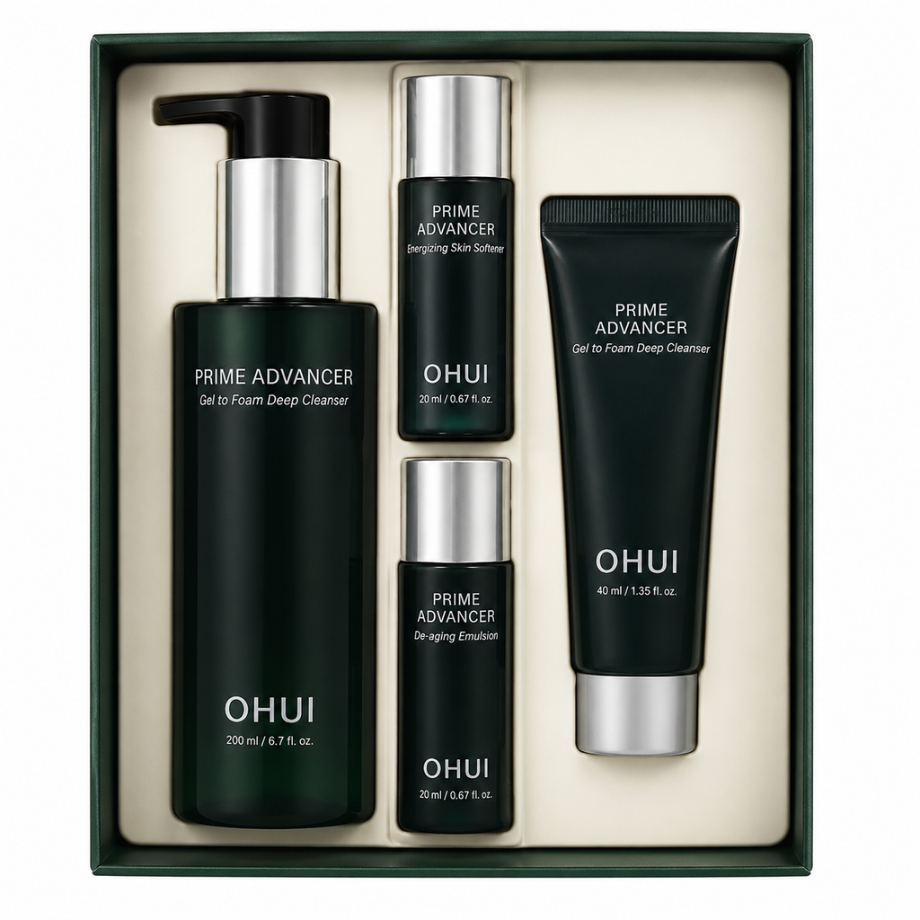 OHUI Prime Advancer Gel to Foam Deep Cleanser Special Set — 620 g