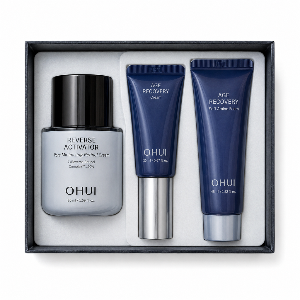 OHUI Reverse Activator Pore Minimizing Retinol Cream Special Set — 50 mL