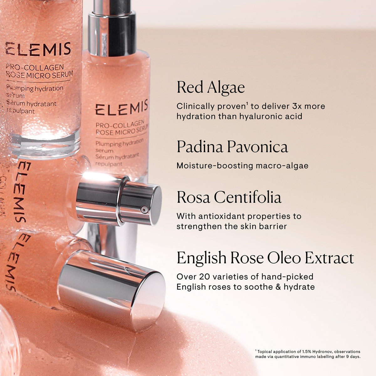 Elemis Pro-Collagen Rose Micro Serum — 1 x 30 mL