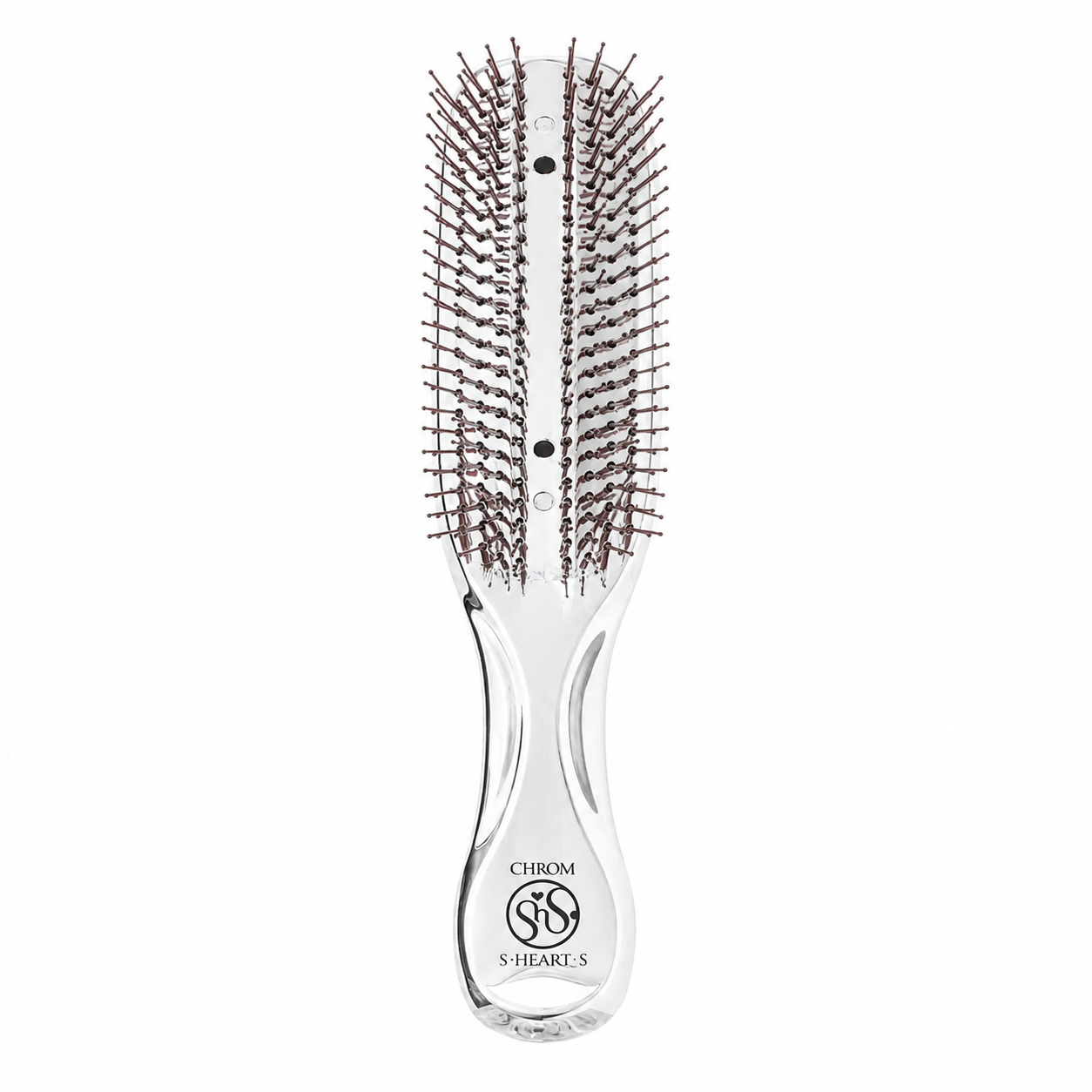 S-HEART-S Scalp Brush Chrome Anti-Static Long