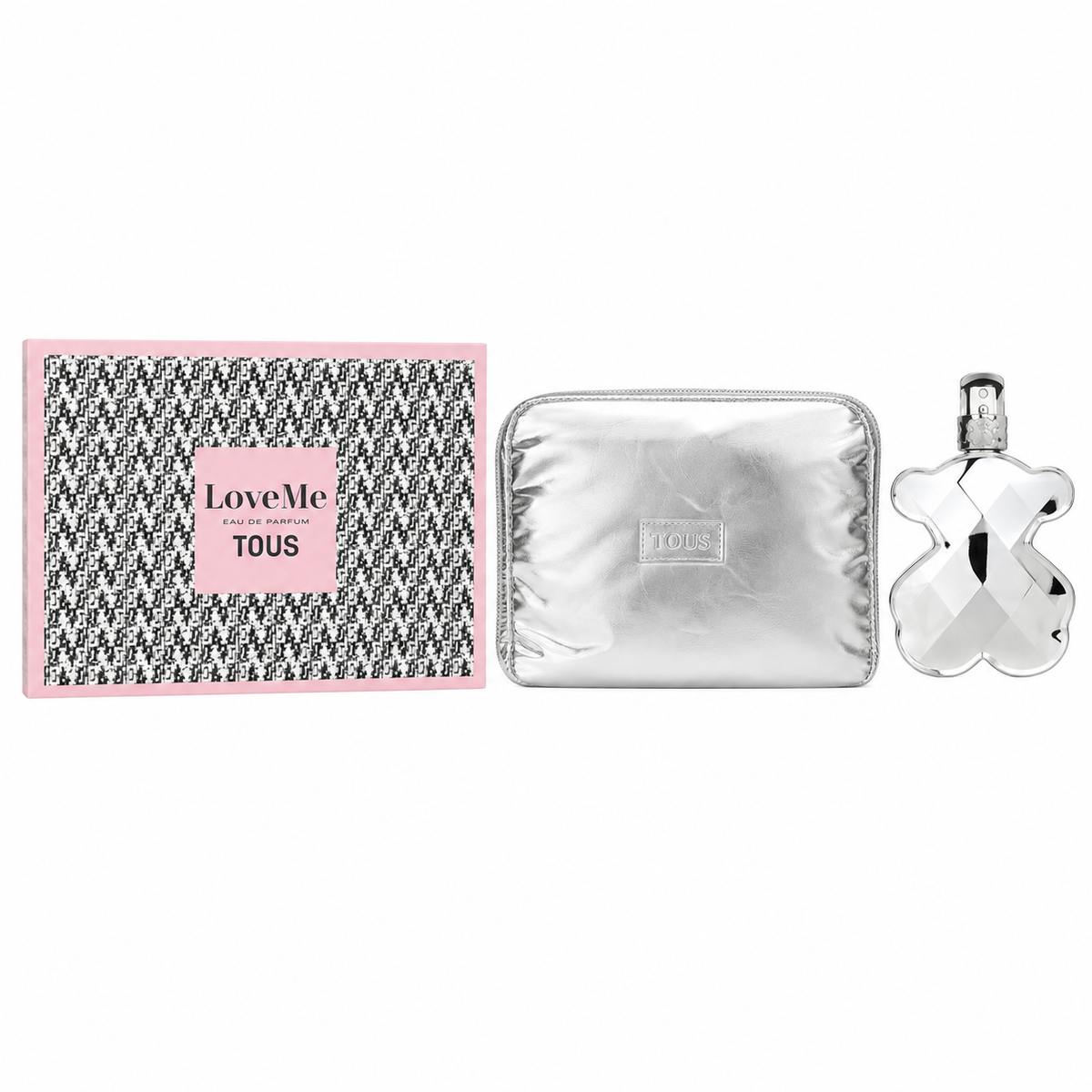 TOUS LoveMe The Silver Parfum Gift Set — 90 mL + Cosmetic Bag