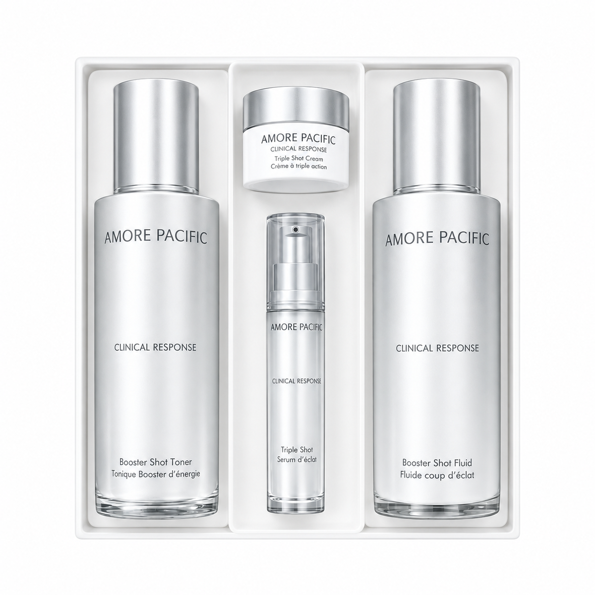 AMOREPACIFIC Clinical Response Booster Shot Toner & Fluid Duo Set — 2-Piece, 940 g