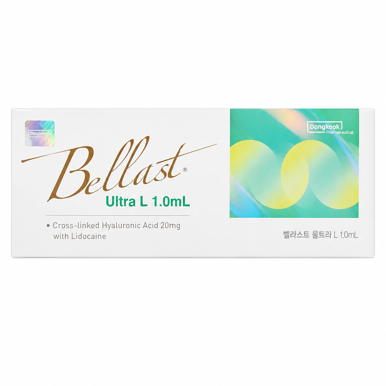 Bellast Ultra Cross-Linked Hyaluronic Acid Dermal Filler Lidocaine (Plus / L / Soft) – 1 x 1.0 mL