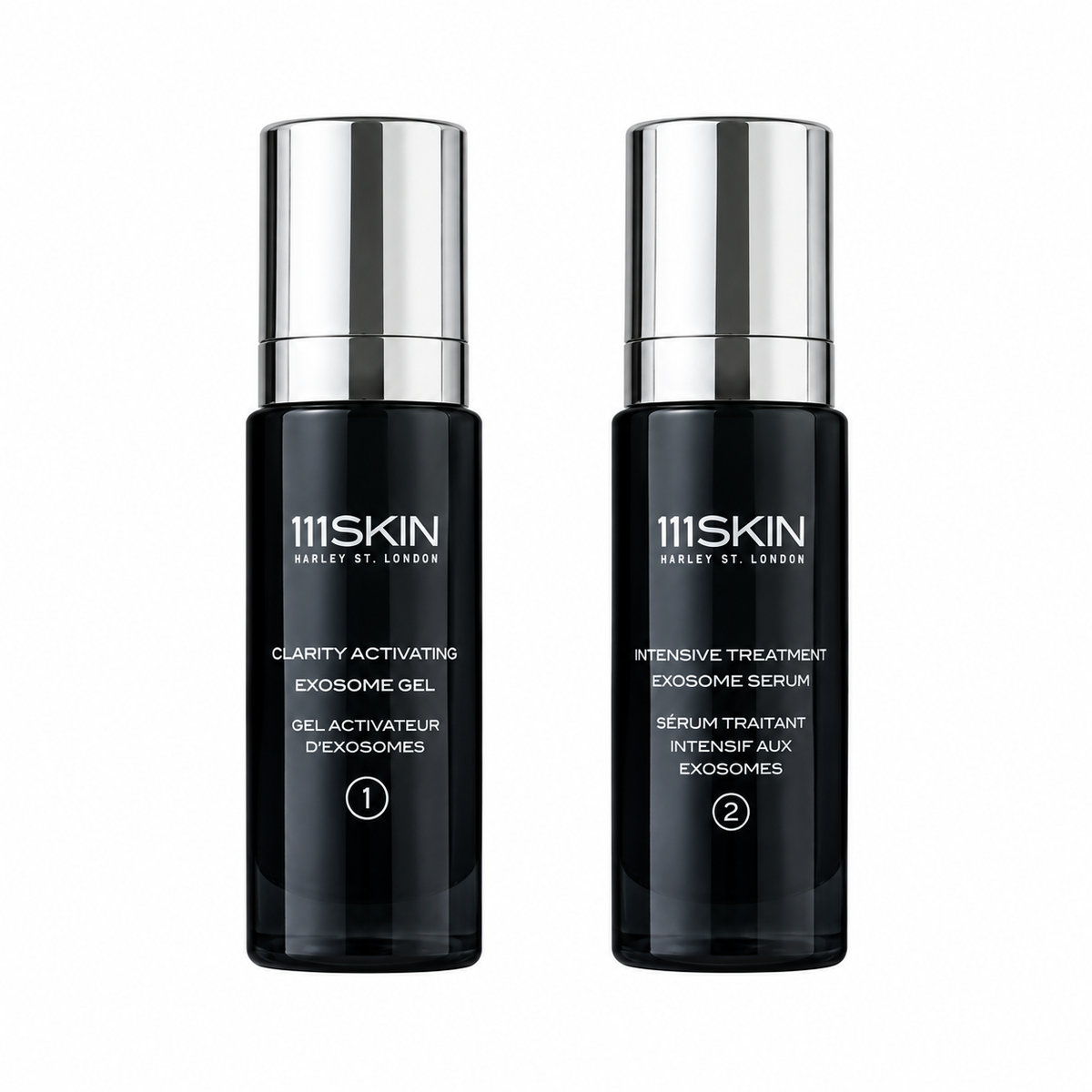 111SKIN Black Diamond Exosome Face Lift 4-Week At-Home Treatment — 2 × 30 mL