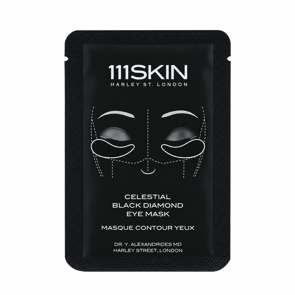 111SKIN Celestial Black Diamond Eye Masks — 8 × 6mL