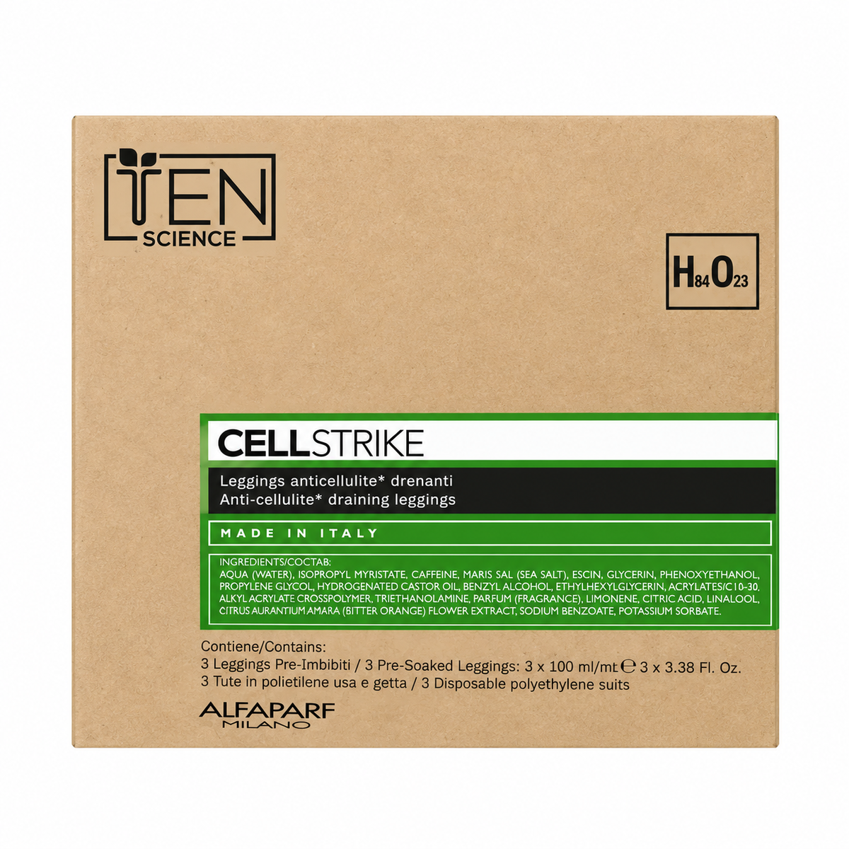 TEN SCIENCE Cell Strike Leggings Body Wrap — 3 Pieces