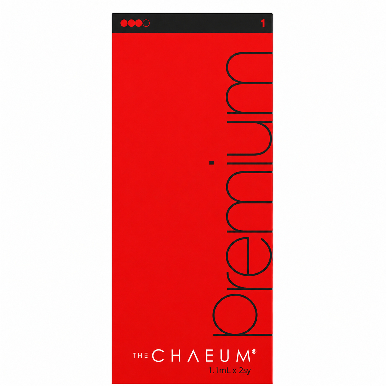 Chaeum Premium Cross-Linked Hyaluronic Acid Dermal Filler Lidocaine (No.1 / No.2 / No.3 / No.4) – 2 x 1.1 mL
