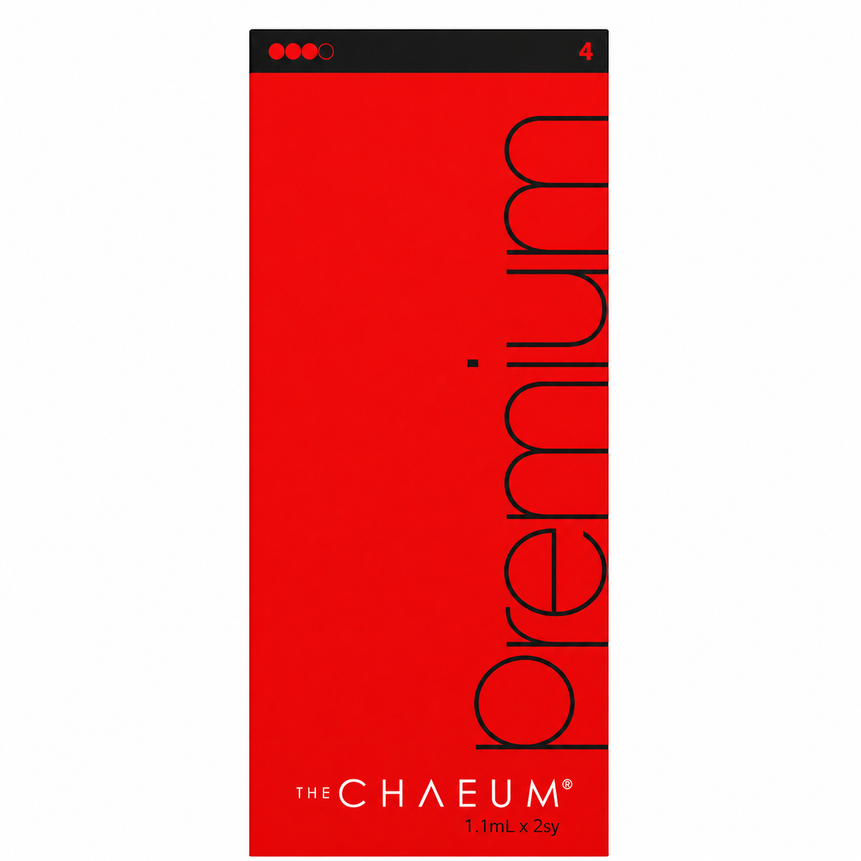 Chaeum Premium Cross-Linked Hyaluronic Acid Dermal Filler Lidocaine (No.1 / No.2 / No.3 / No.4) – 2 x 1.1 mL